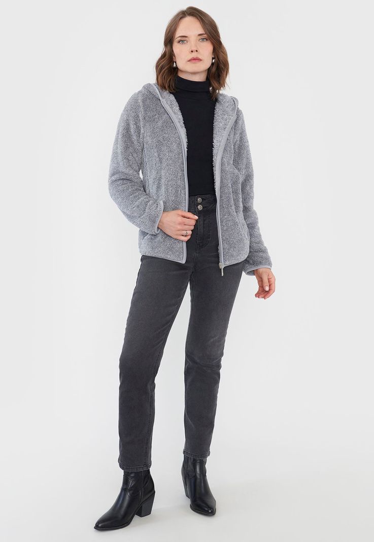 Polar Mujer Coral Básico Gris Corona-3