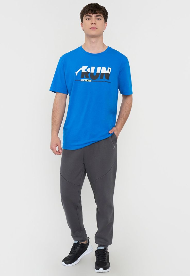 Polera Hombre Deportiva Fun Azul Corona-3