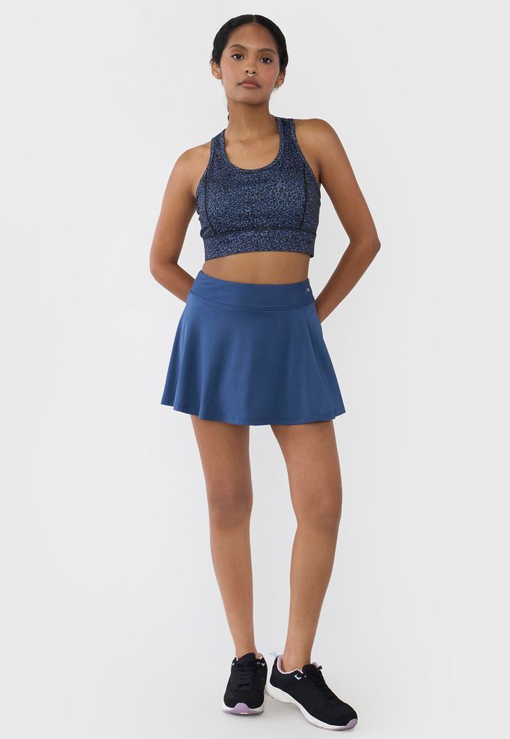Short Falda Mujer Deportiva Azul Oscuro Corona-0