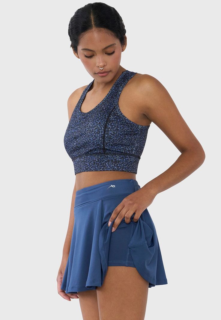 Short Falda Mujer Deportiva Azul Oscuro Corona-3