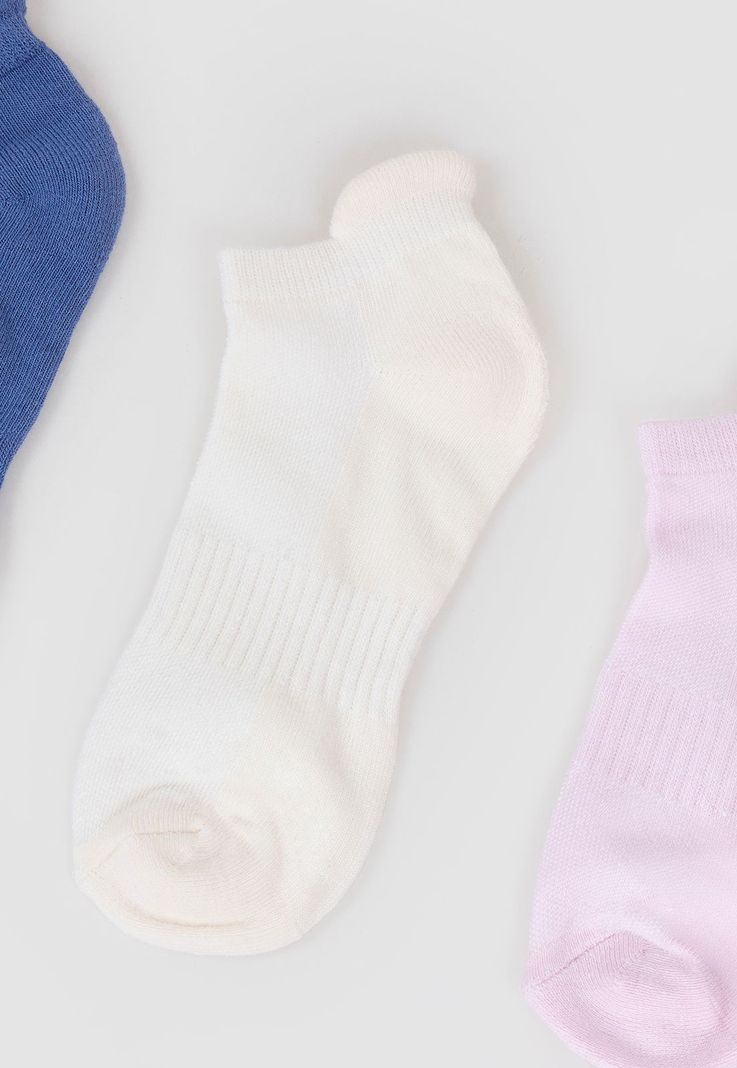 Tripack Calcetines Mujer Deportivos Azul-Blanco Corona-3