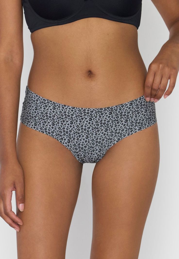 Pantaleta Mujer Cotton Gris Melange Corona-1