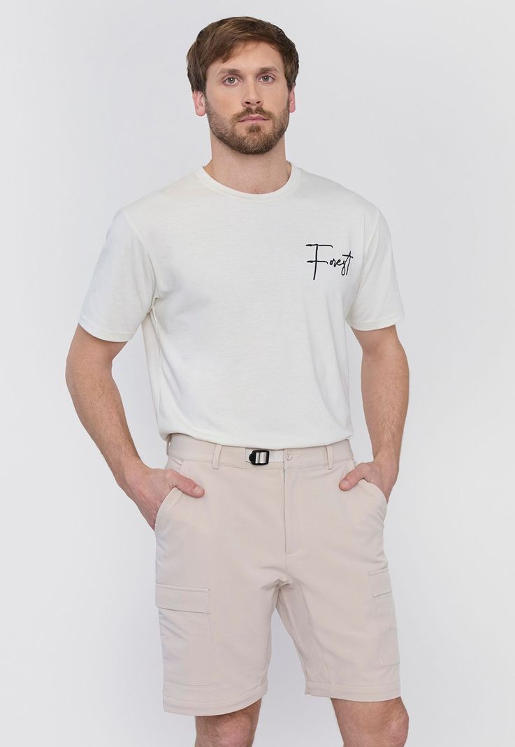 Pantalón Outdoor Hombre Beige Desmontable Corona-3