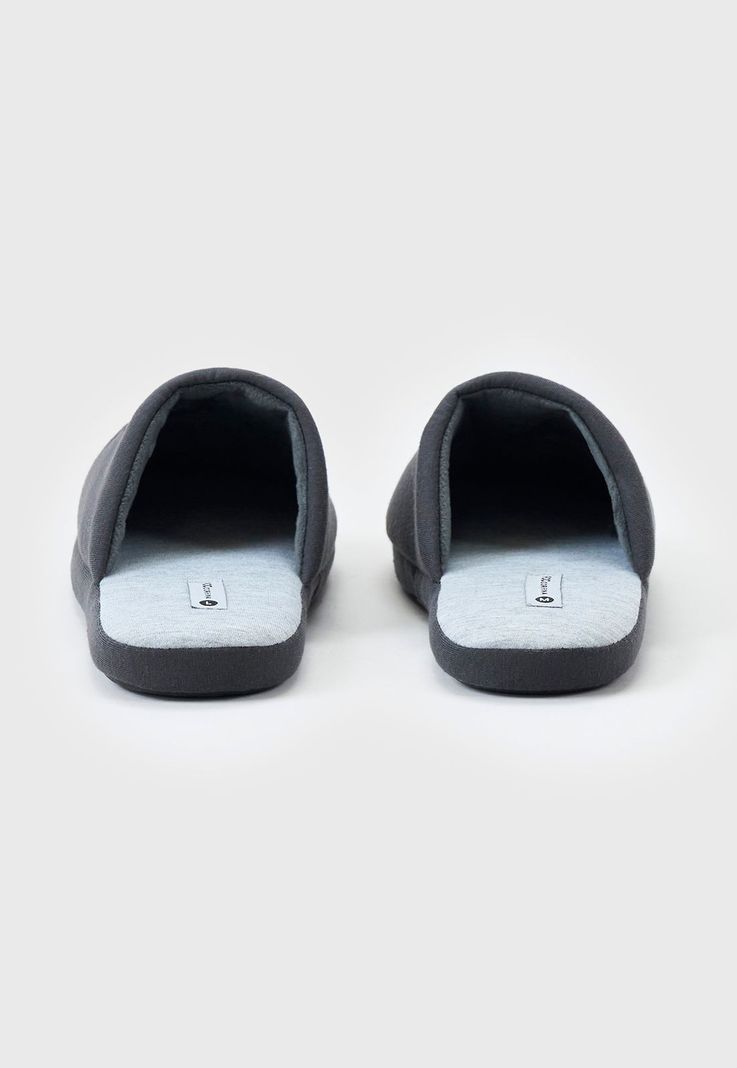 Pantuflas Hombre Print Gris Corona-3