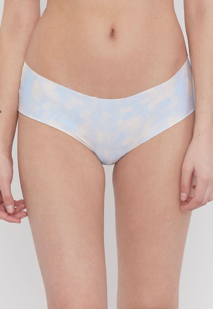 Pantaleta Mujer Microfibra Celeste Tie Dye Corona-1