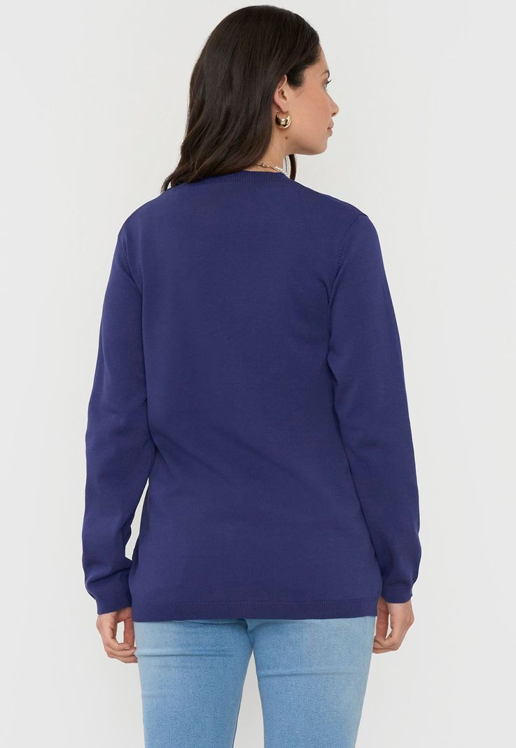 Tapado Mujer Cinta Navy Corona-1