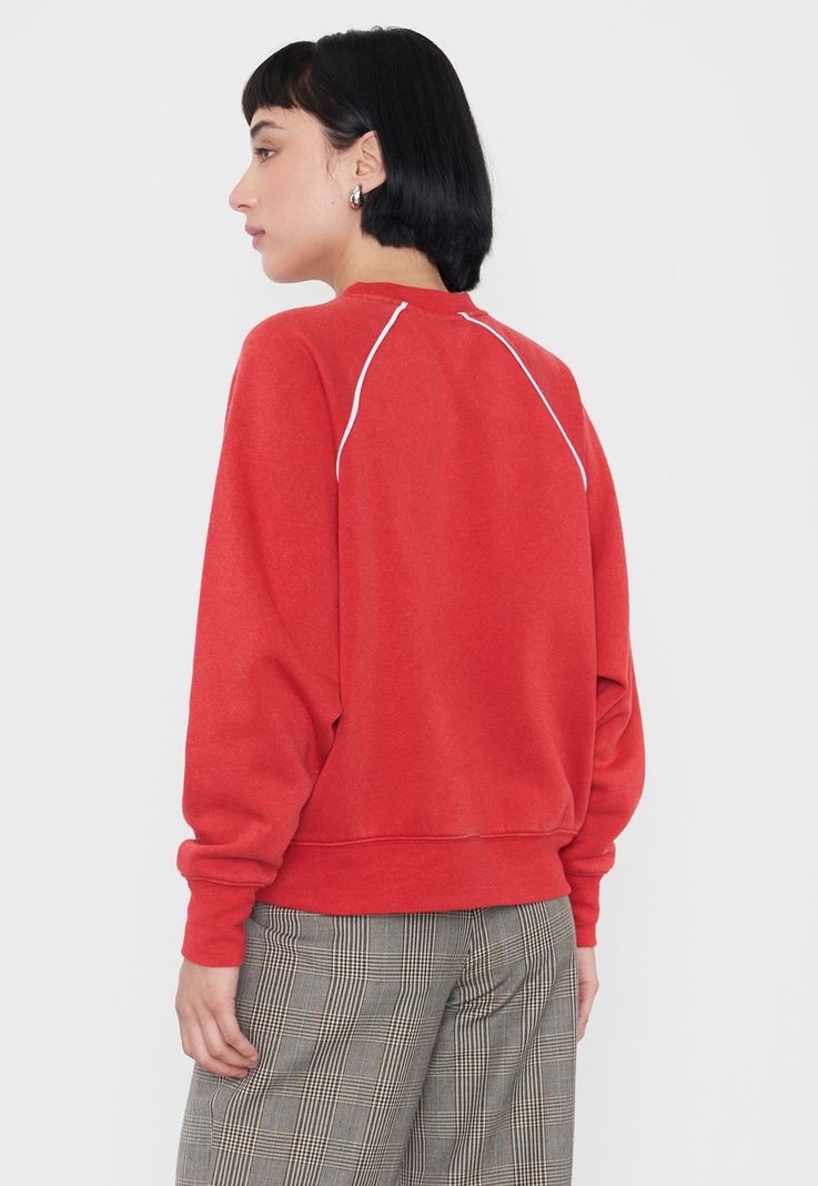 Polerón Mujer R-Neck Rojo Corona-1