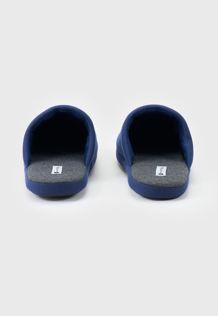 Pantuflas Hombre Print Azul Corona-3