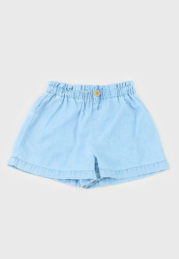 Short Bebe Niña Denim Celeste Corona-0
