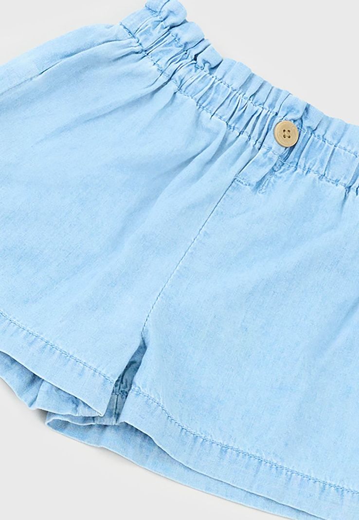 Short Bebe Niña Denim Celeste Corona-2