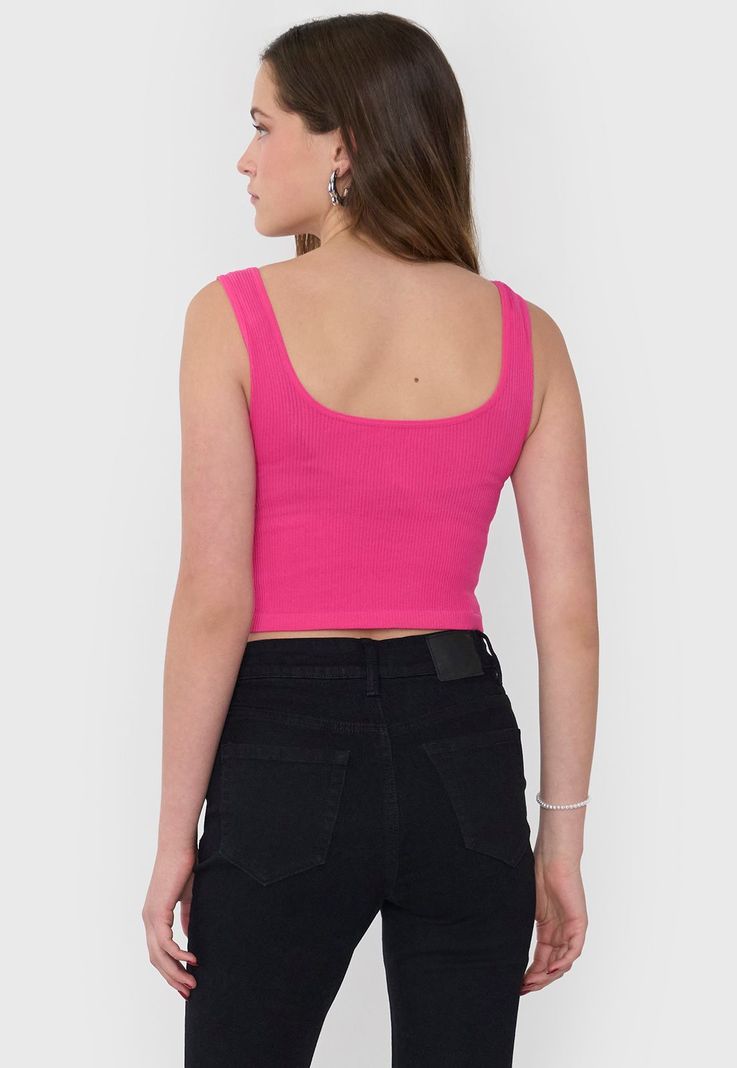 Peto Mujer Corsetero Seamless Fucsia Corona-1