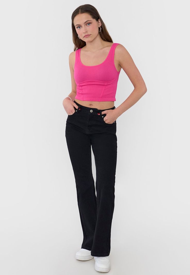 Peto Mujer Corsetero Seamless Fucsia Corona-3