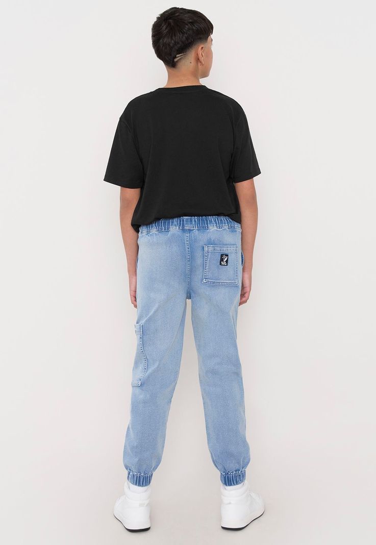 Jeans Niño Teen Jogger Azul Claro Corona-2