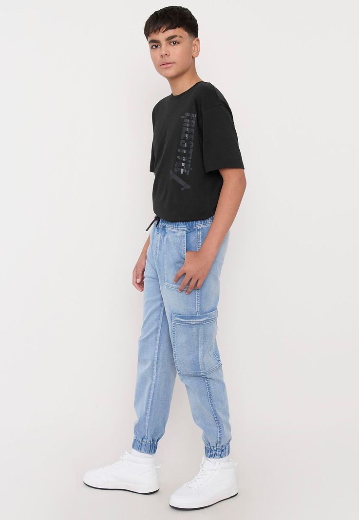 Jeans Niño Teen Jogger Azul Claro Corona-3