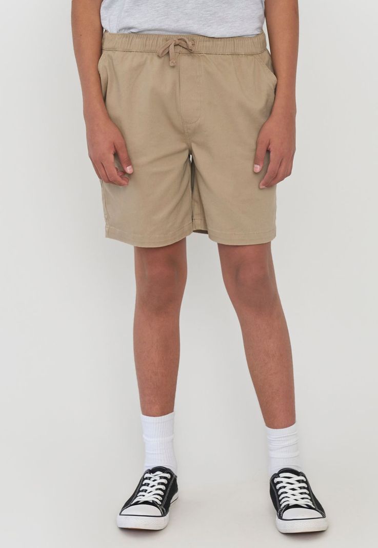 Short Niño Teen Gabardina Beige Corona-1