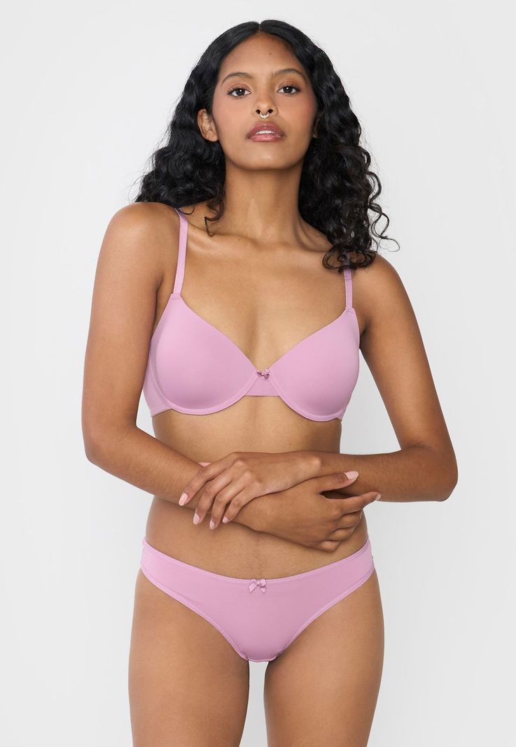 Calzón Mujer Pantaleta Microfibra Malva Corona-0
