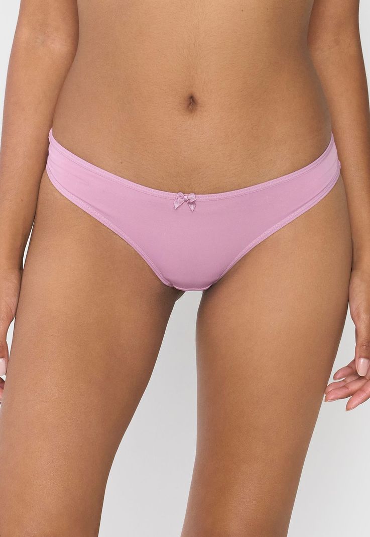 Calzón Mujer Pantaleta Microfibra Malva Corona-1