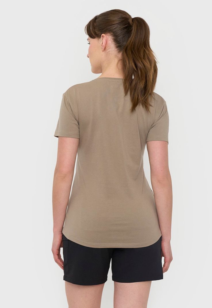 Polera Outdoor Mujer Fun Taupe Corona-1
