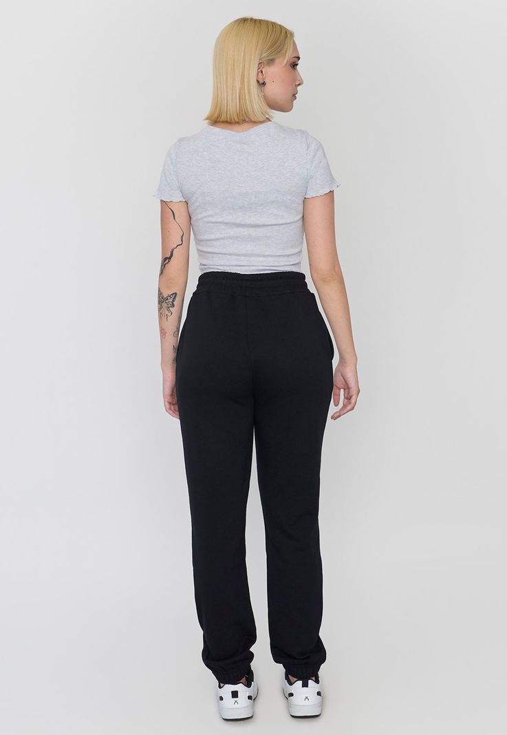 Buzo Mujer Jogger Negro Corona-2