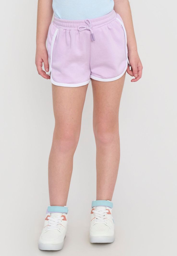 Short Niña Kids Punto Lila Corona-1