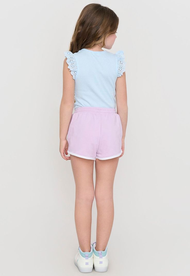 Short Niña Kids Punto Lila Corona-2
