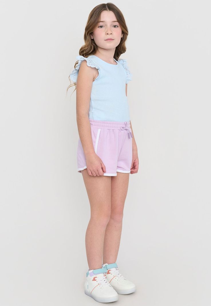 Short Niña Kids Punto Lila Corona-3