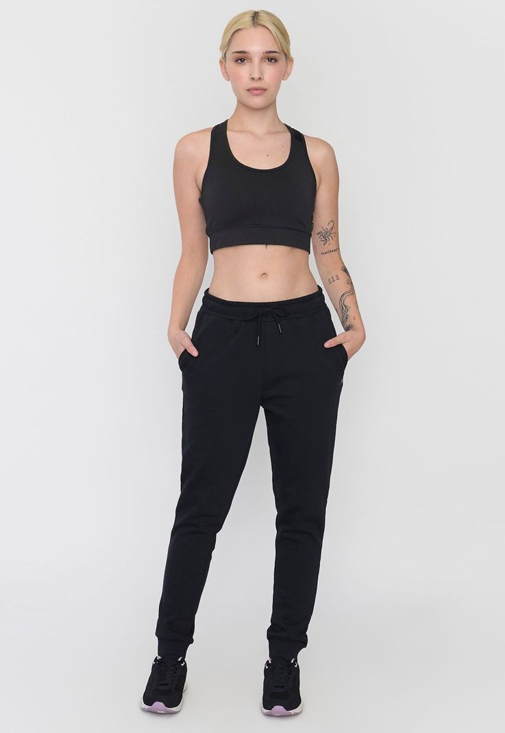 Buzo Mujer Deportivo Jogger Color Negro Corona-0