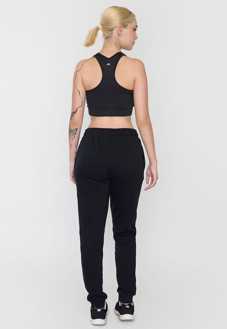 Buzo Mujer Deportivo Jogger Color Negro Corona-2