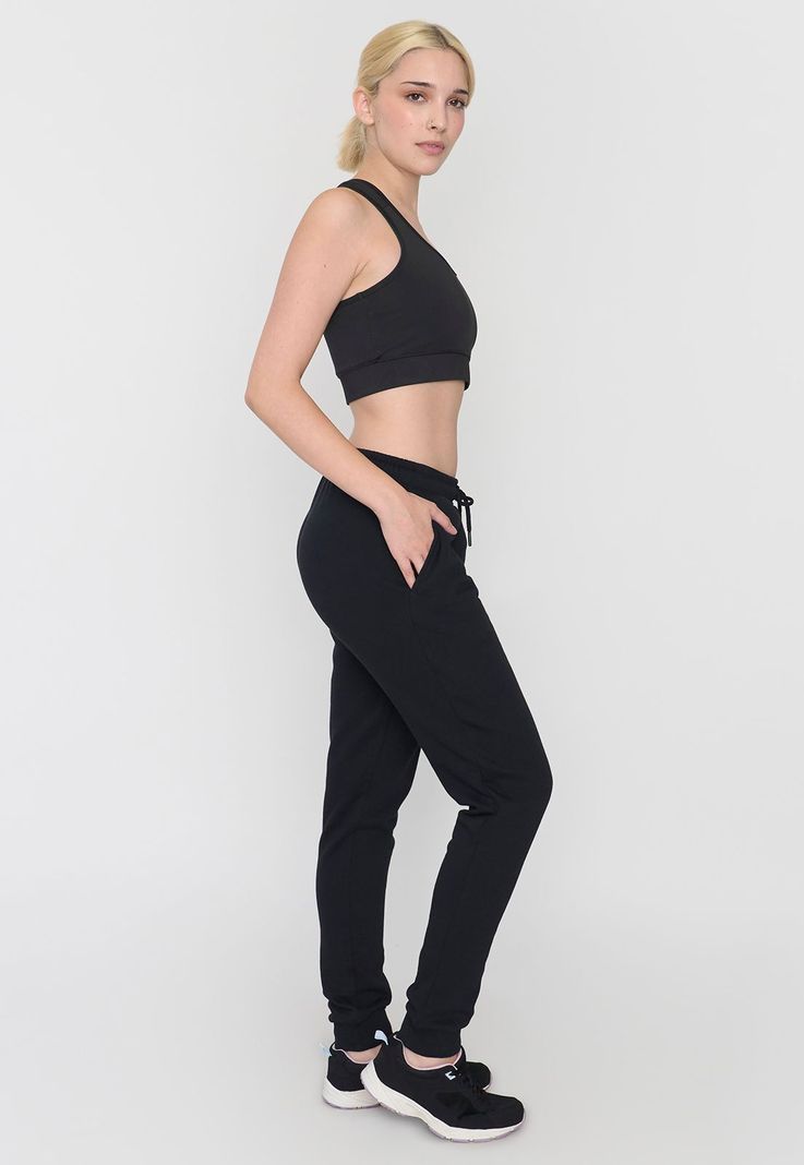 Buzo Mujer Deportivo Jogger Color Negro Corona-3