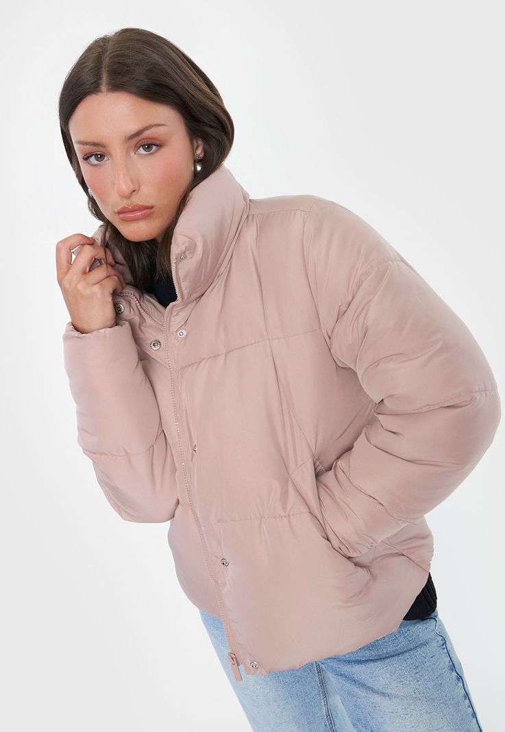 Parka Mujer Clásica Palo Rosa Corona-0