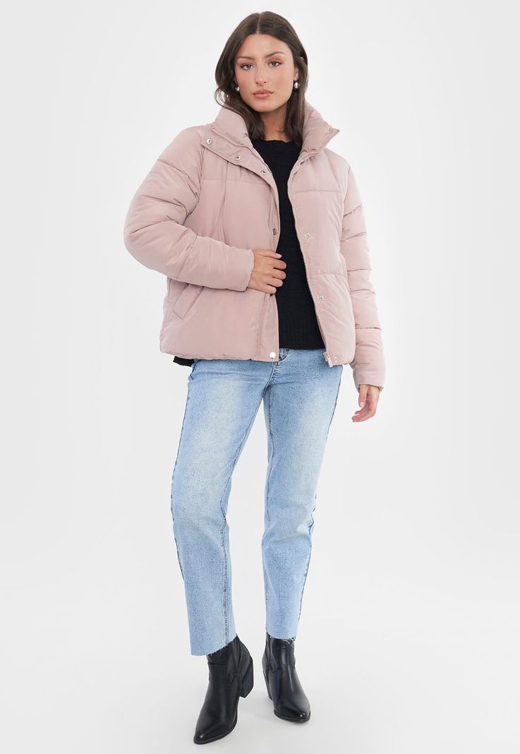 Parka Mujer Clásica Palo Rosa Corona-3