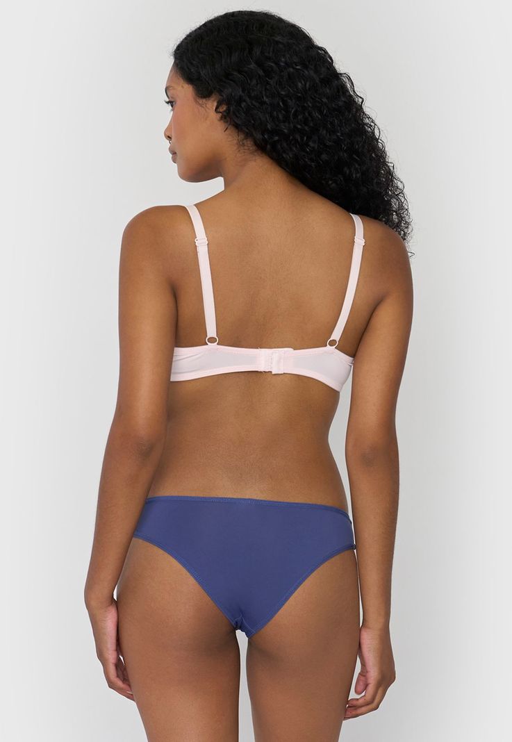 Pantaleta Mujer Microfibra Azul Corona-2