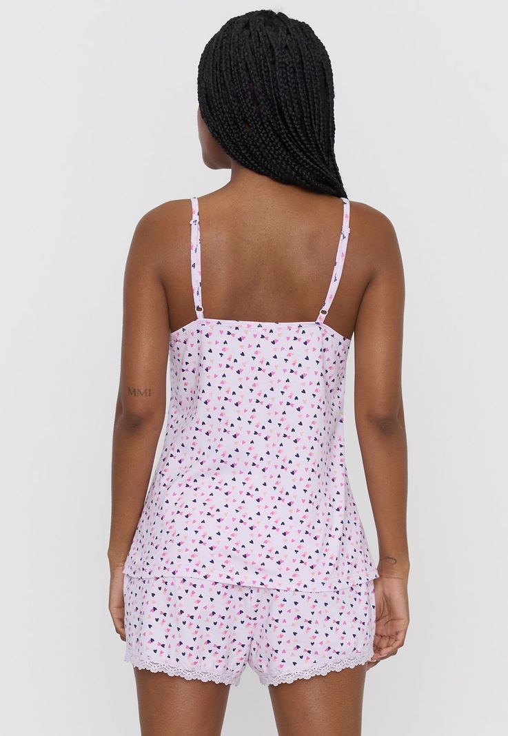 Pijama Mujer Lencero Full Print Lila Corona-1