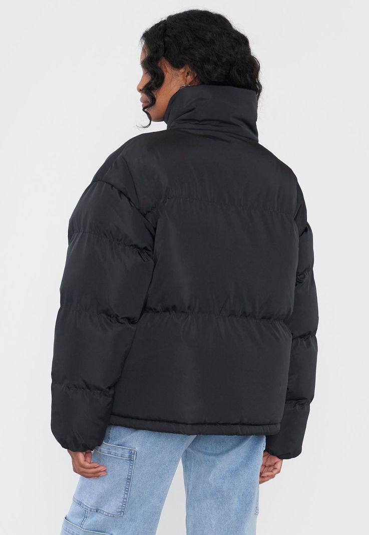 Parka Negro Mujer Puffa Corona-2