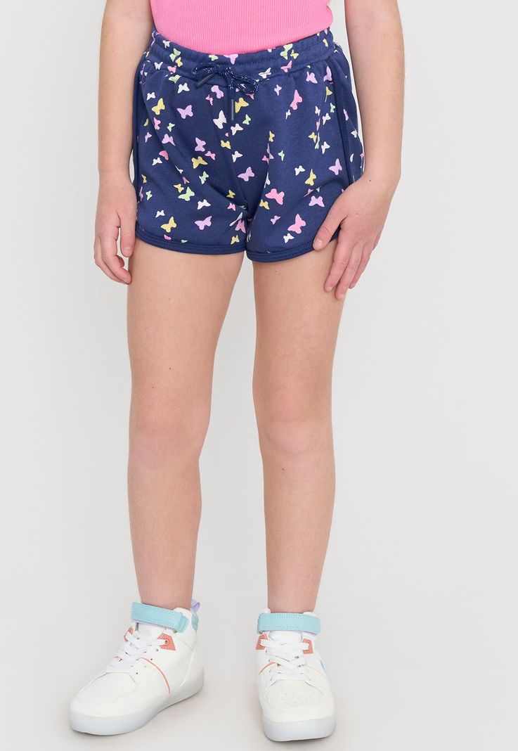 Short Niña Kids Punto Navy Corona-1
