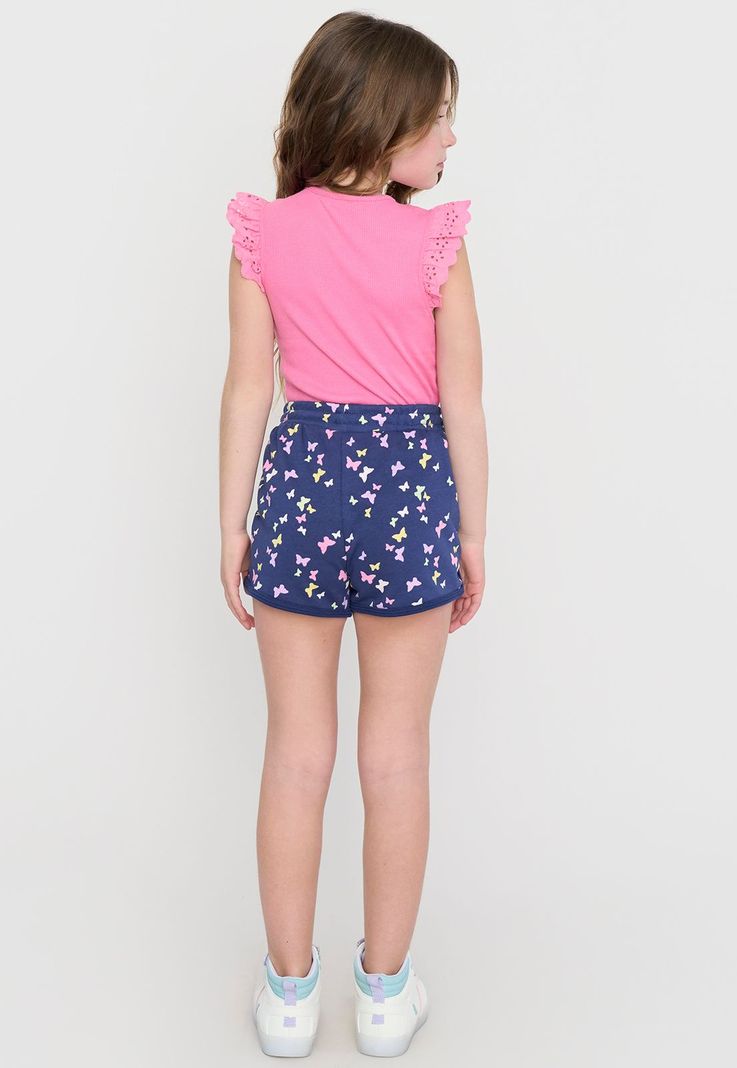 Short Niña Kids Punto Navy Corona-2