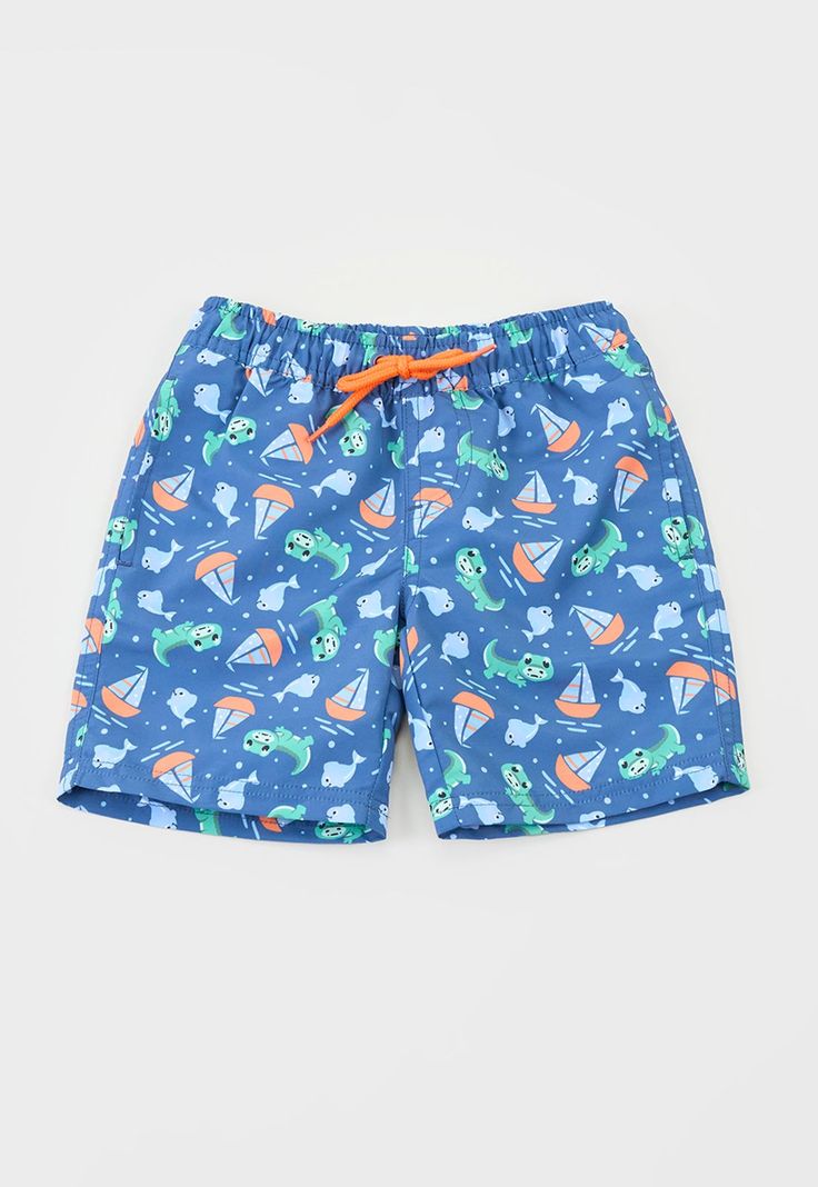 Traje De Baño Bebe Niño Short Navy Corona-0