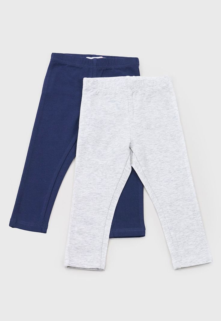 Calza Bebe Niña Bipack Solida Gris Melange Corona-0