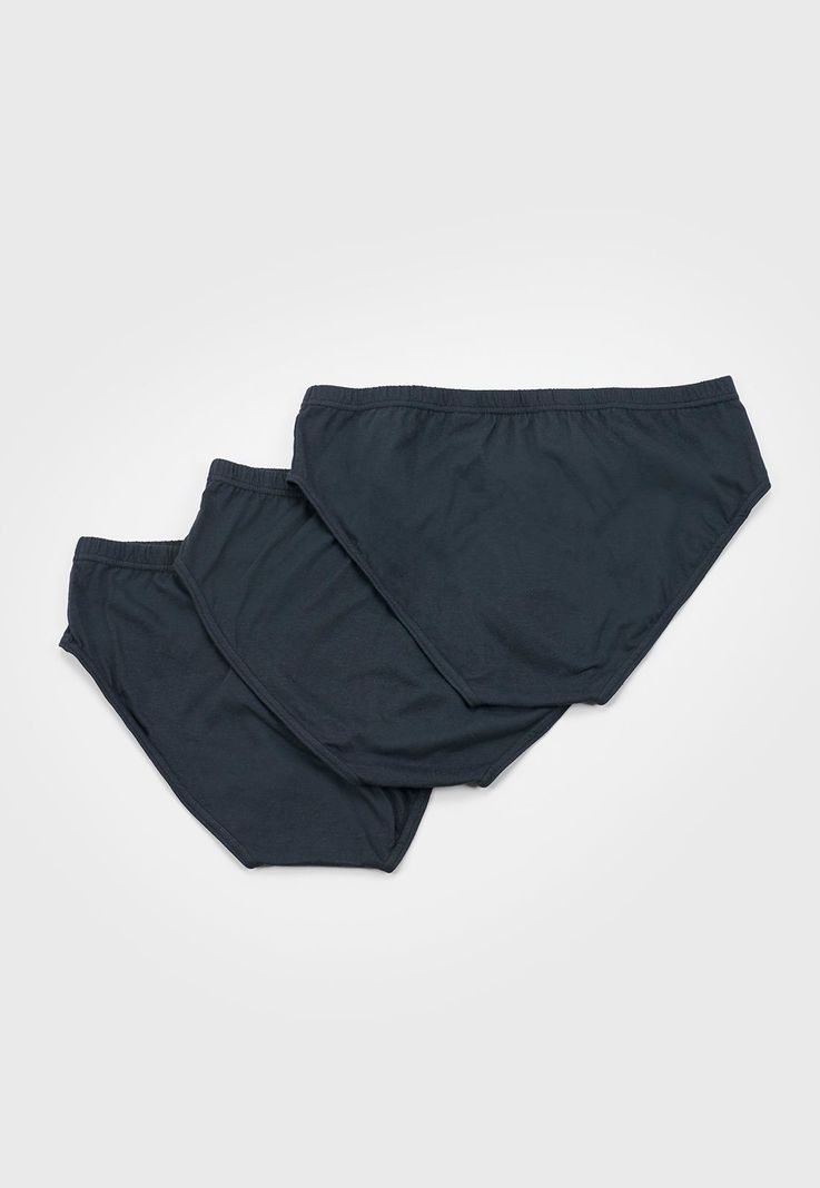 Slip Hombre Tripack Color Negro Corona-1