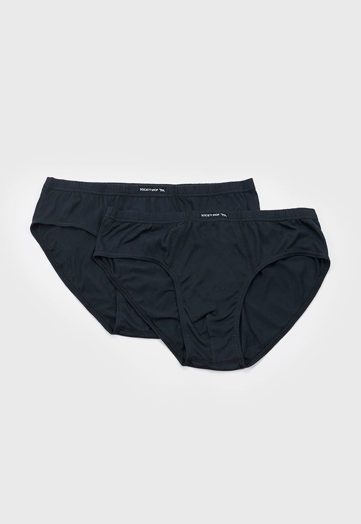 Slip Hombre Tripack Color Negro Corona-3