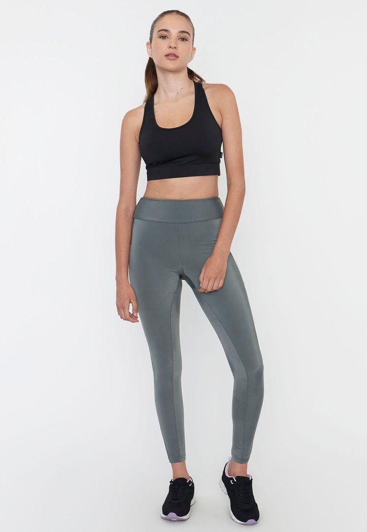 Calza Mujer Deportiva Pitillo Color Verde Corona-3