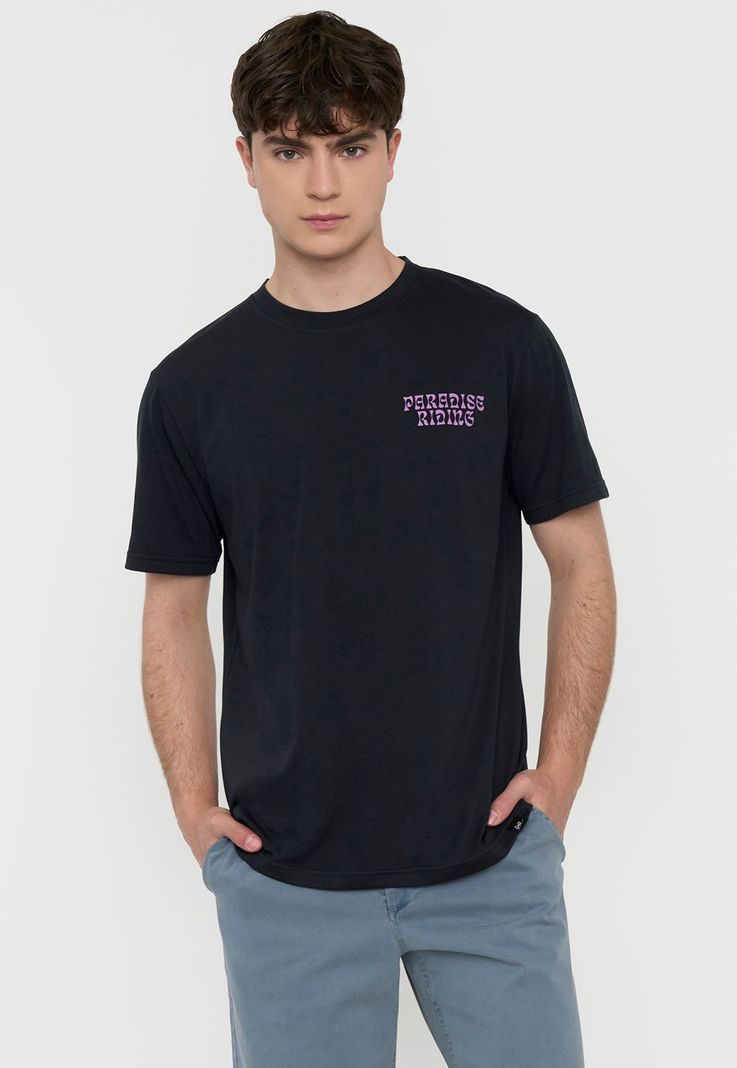 Polera Hombre Fun Summer Negro Corona-0