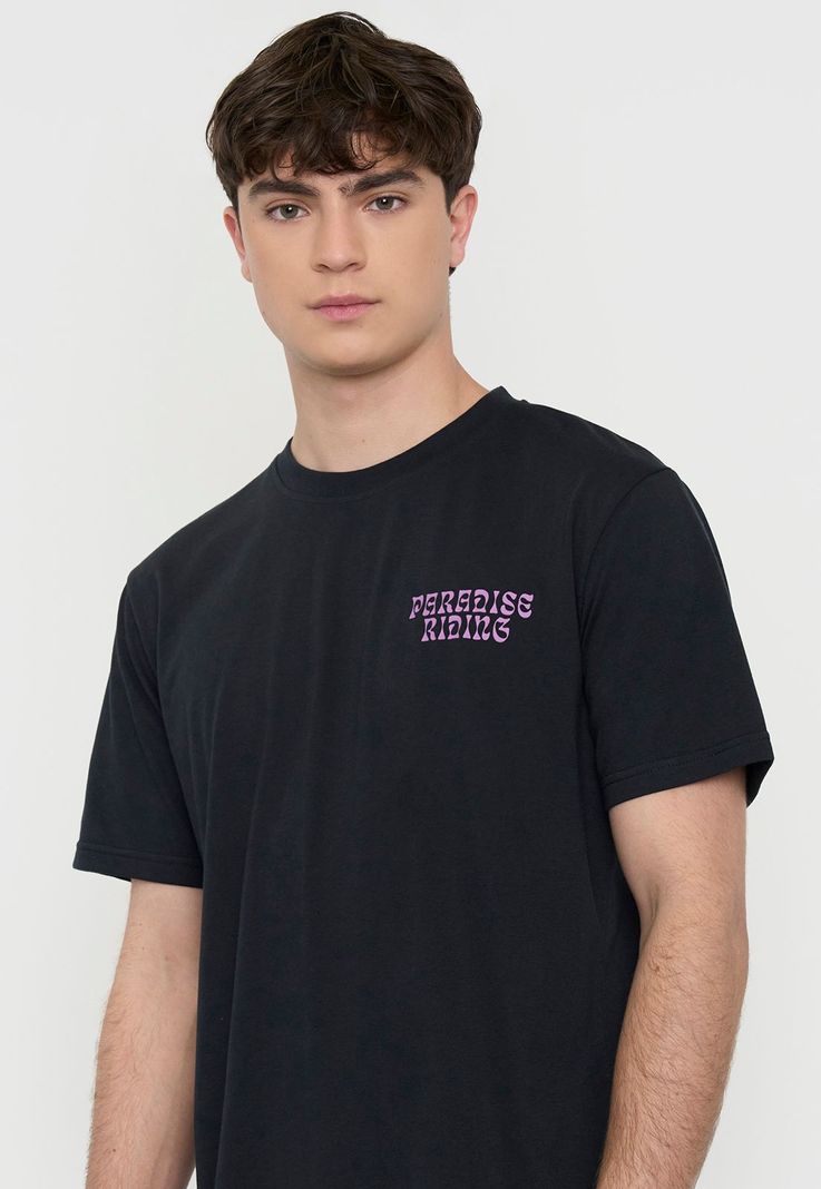 Polera Hombre Fun Summer Negro Corona-2