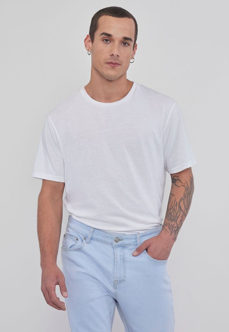 Jeans Hombre Skinny Fit Spandex Azul Claro Corona-2
