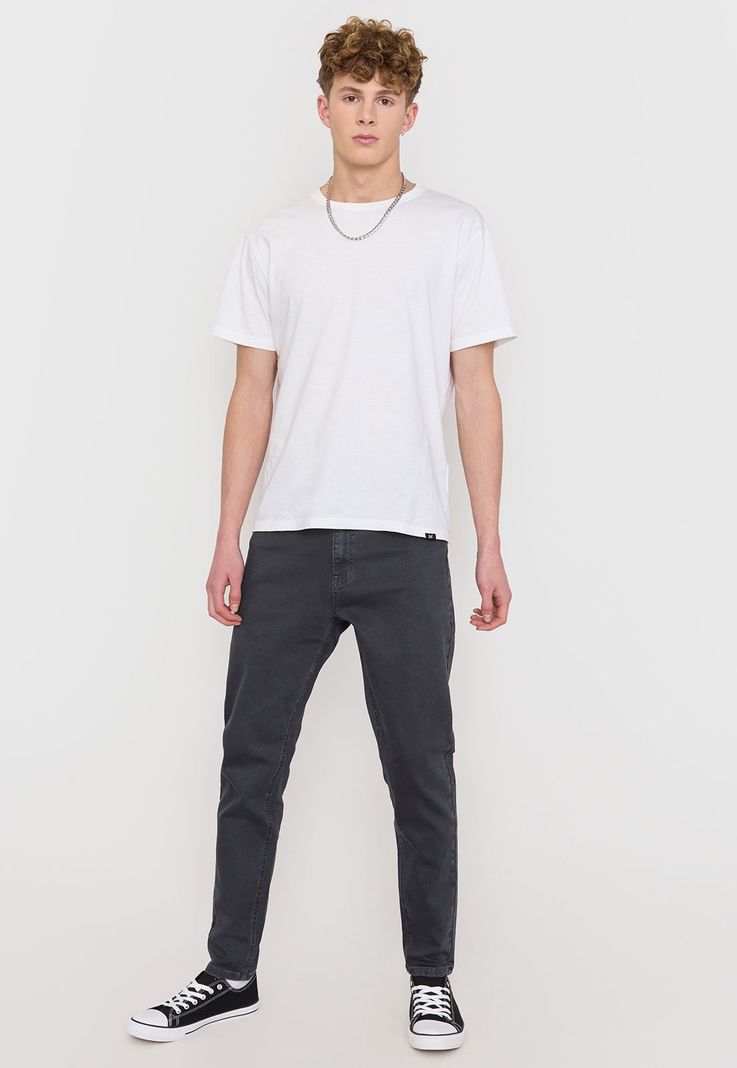 Jeans Hombre Skinny Fit Gris Corona-0