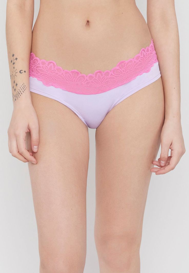 Pantaleta Mujer Lila Cotton Corona-1