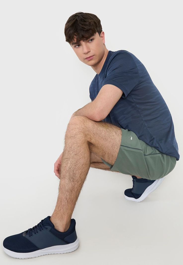 Short Calza Hombre Deportivo 2 Verde Corona-3