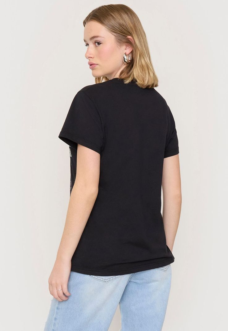 Polera Mujer Fun Oversize Negro Tigre Corona-1