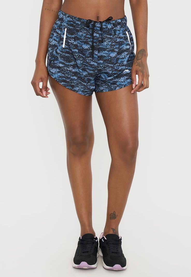 Short Calza Mujer Deportivo Celeste Corona-1