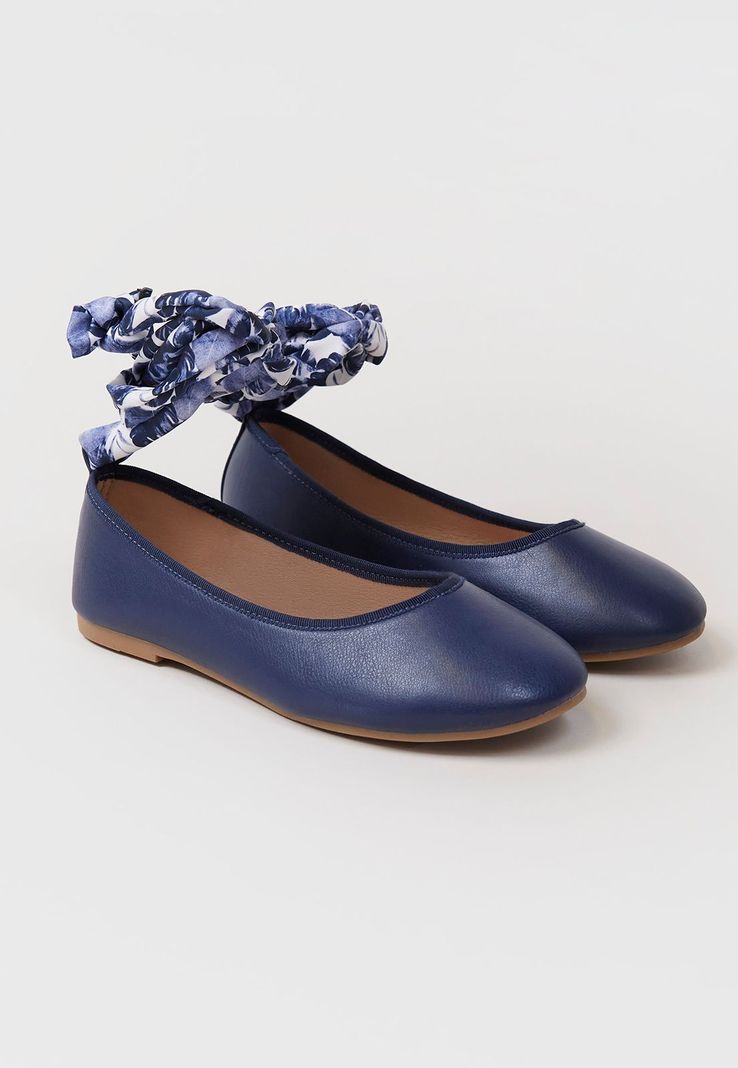 Ballerina Niña Tipo Bailarina Navy Corona-0